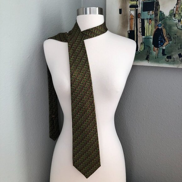 Vintage Giorgio's of Beverly Hills Silk Necktie - Made in Italy - Picture 1 of 7